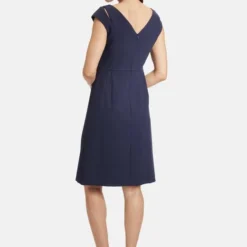 Vera Mont Damen Basic-Kleid -Angebote Grazilet Store Damen Basic Kleid pdstandard 668436 0001 modelback 1