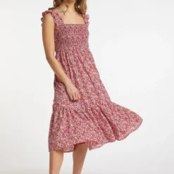 MyMO Damen Gesmoktes Midi-Kleid -Angebote Grazilet Store Damen Gesmoktes Midi Kleid pdstandard 594619 0001 marketplace main 3