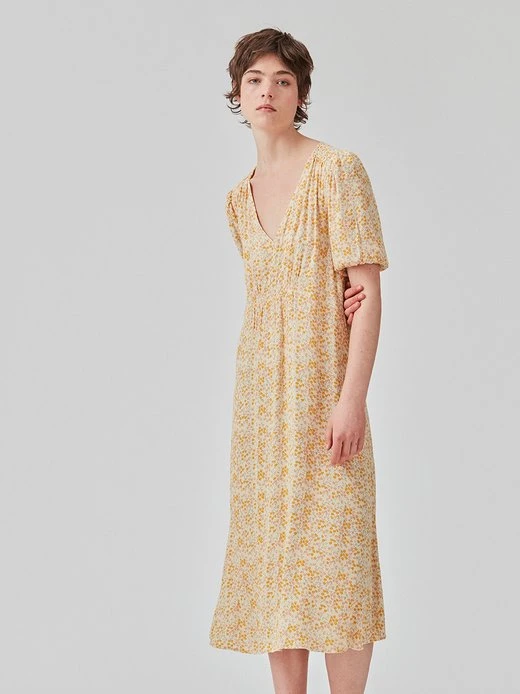 Modström Damen Kleid RavenMD Long Print Dress 5 Modström Damen Kleid RavenMD Long Print Dress – Bild 3