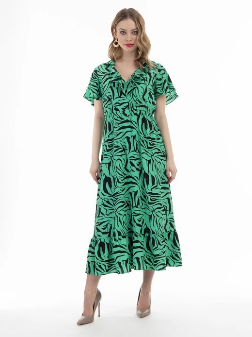 Faina Damen Kleid - Zebraprint 7 Faina Damen Kleid - Zebraprint – Bild 5