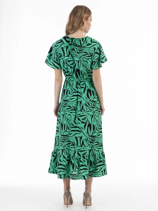 Faina Damen Kleid - Zebraprint 4 Faina Damen Kleid - Zebraprint – Bild 2