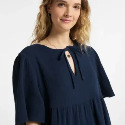 Dreimaster Damen Kleid Aus Baumwollmusselin -Angebote Grazilet Store Damen Kleid aus Baumwollmusselin pdstandard 590131 0002 marketplace main 1