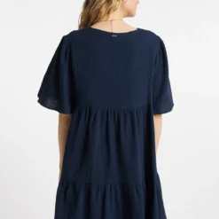 Dreimaster Damen Kleid Aus Baumwollmusselin -Angebote Grazilet Store Damen Kleid aus Baumwollmusselin pdstandard 590131 0002 modelback 1