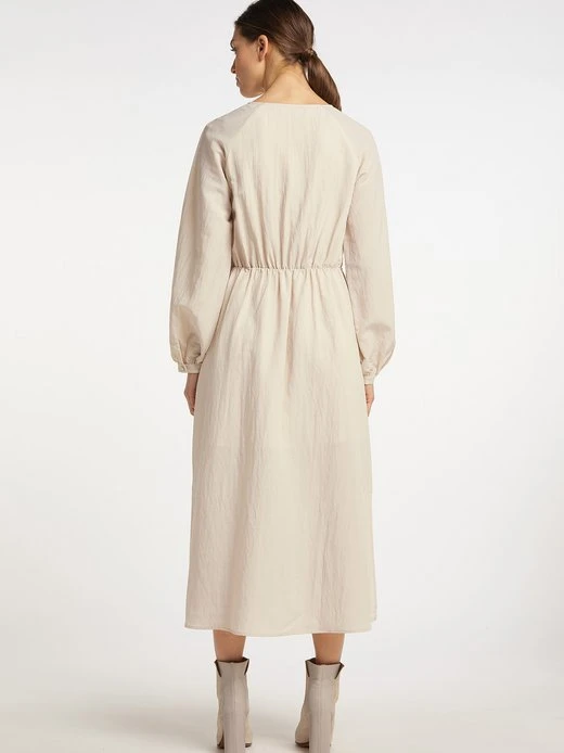 Usha Damen Kleid Langarm Maxi 5 Usha Damen Kleid Langarm Maxi – Bild 3