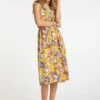 Usha Damen Kleid Mit Bl³tenprint