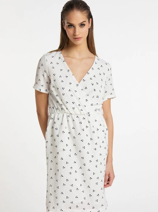 MyMO Damen Kleid Mit Kirschenprint 4 MyMO Damen Kleid Mit Kirschenprint – Bild 2