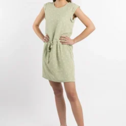 MyMO Damen Kleid Mit Kirschenprint