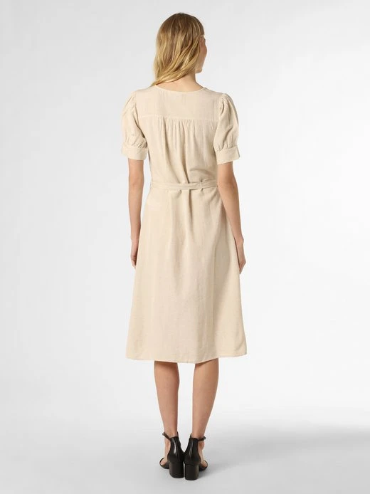 Vila Damen Kleid Mit Leinen-Anteil - VIPrisilla 4 Vila Damen Kleid Mit Leinen-Anteil - VIPrisilla – Bild 2