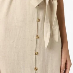 Vila Damen Kleid Mit Leinen-Anteil - VIPrisilla 7 Vila Damen Kleid Mit Leinen-Anteil - VIPrisilla -Angebote Grazilet Store Damen Kleid mit Leinen Anteil VIPrisilla pdstandard 645457 0001 modeldetail 1