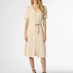 Vila Damen Kleid Mit Leinen-Anteil - VIPrisilla