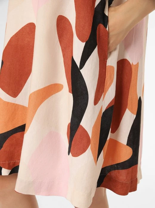 S.Oliver BLACK LABEL Damen Kleid Mit Leinen-Anteil 5 S.Oliver BLACK LABEL Damen Kleid Mit Leinen-Anteil – Bild 3