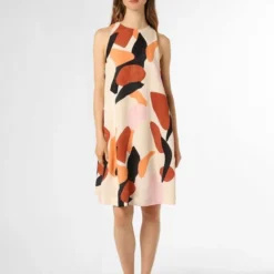 S.Oliver BLACK LABEL Damen Kleid Mit Leinen-Anteil