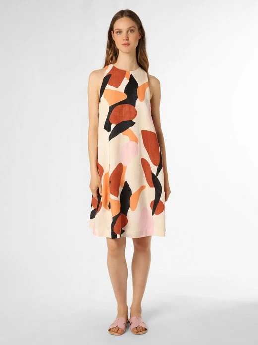 S.Oliver BLACK LABEL Damen Kleid Mit Leinen-Anteil 3 S.Oliver BLACK LABEL Damen Kleid Mit Leinen-Anteil