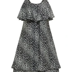 Faina Damen Kleid Mit Leoprint -Angebote Grazilet Store Damen Kleid mit Leoprint pdstandard bust 579405 0002 bustfront 1