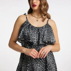Faina Damen Kleid Mit Leoprint -Angebote Grazilet Store Damen Kleid mit Leoprint pdstandard 579405 0002 marketplace main 1