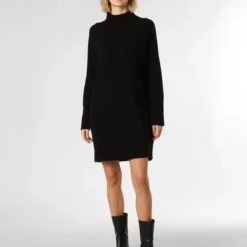 Marie Lund Damen Kleid Mit Merinowolle