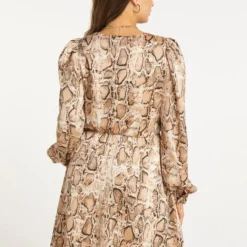 Faina Damen Kleid Mit Snakeprint 9 Faina Damen Kleid Mit Snakeprint -Angebote Grazilet Store Damen Kleid mit Snakeprint pdstandard 565493 0001 modelback 1