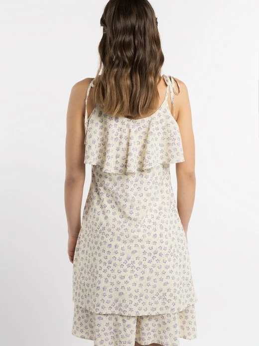 MyMO Damen Kleid Mit Volant 5 MyMO Damen Kleid Mit Volant – Bild 3